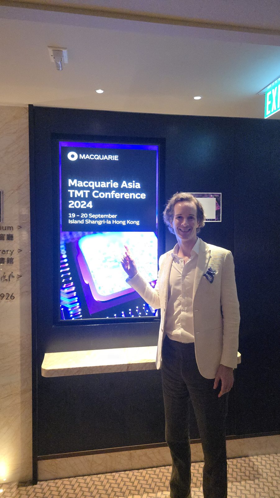 Nikolas Prehn (Felix Nikolas Prehn), at the Macquarie Asia TMT Conference 2024 in Hong Kong